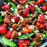 15-Minute Strawberry Spinach Salad