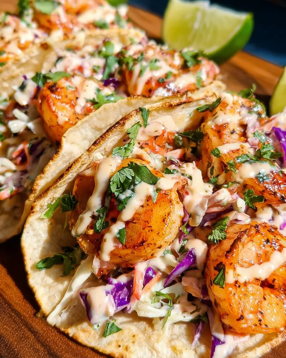 15 Minute Easy Shrimp Tacos Recipe