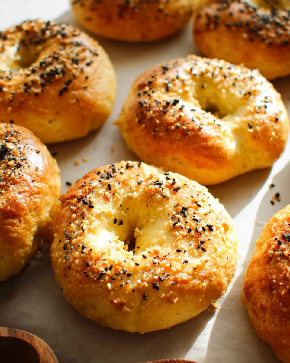 3 Ingredient Air Fryer Bagels