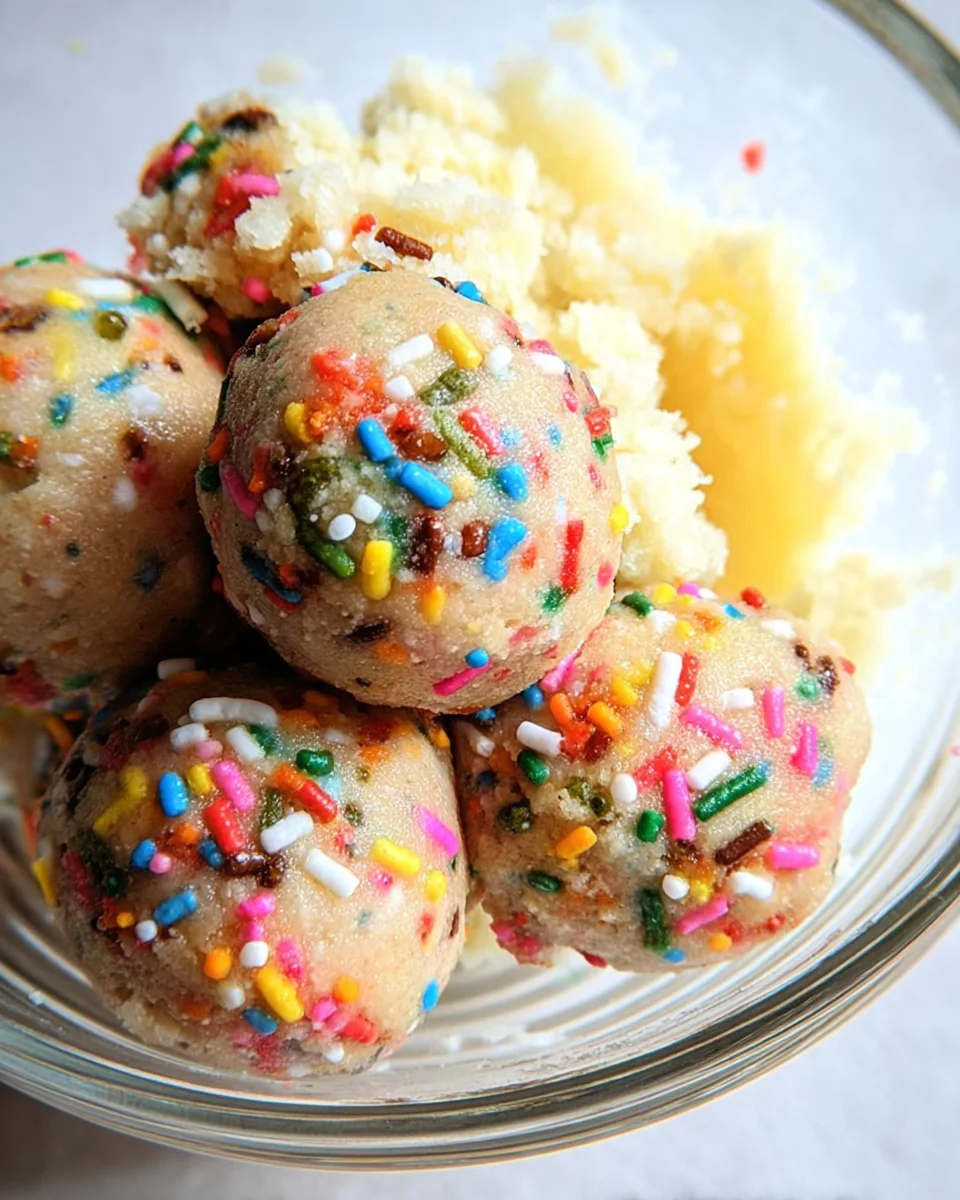 Applesauce Birthday Cake Protein Balls 15 Applesauce