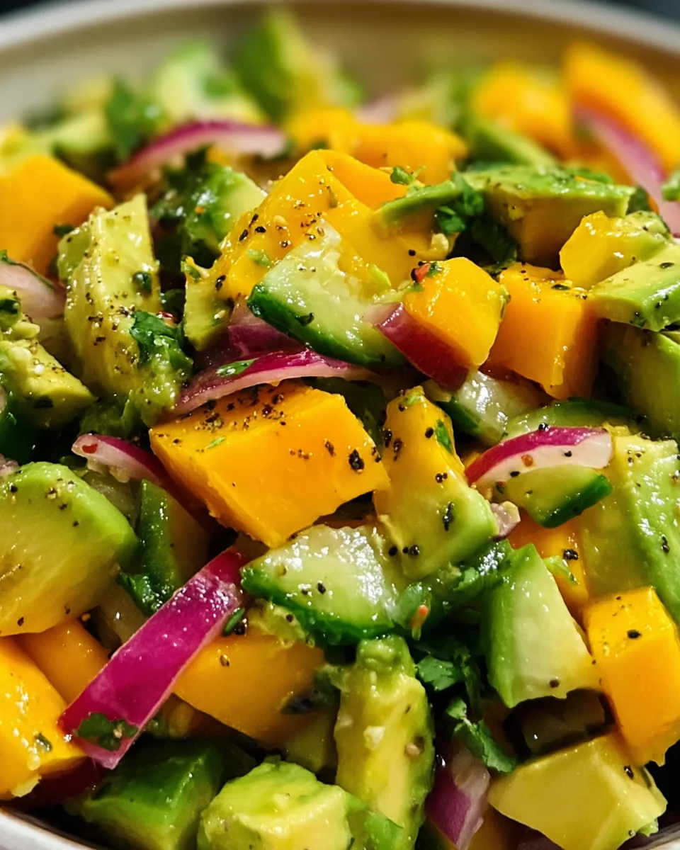 Avocado Mango Salad 18 Avocado
