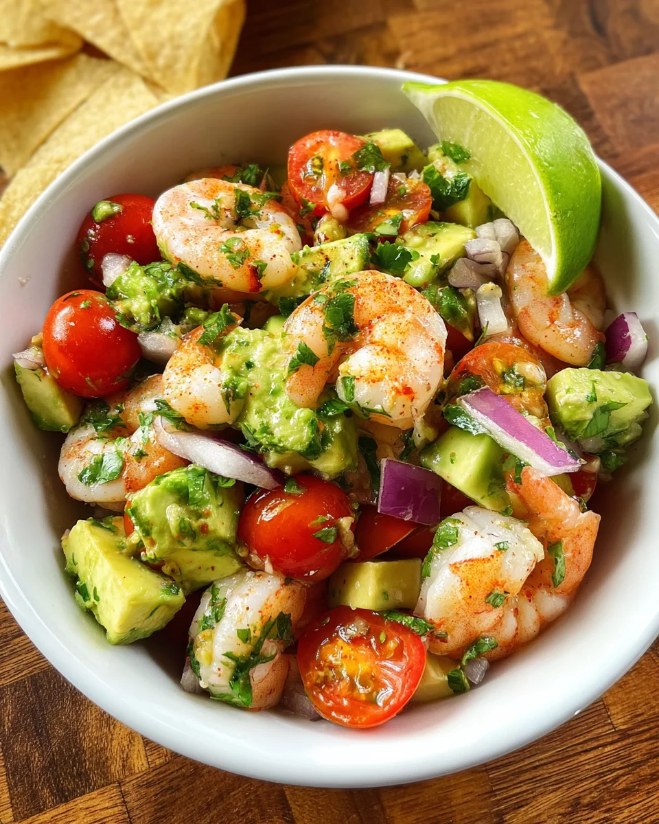Avocado Salsa Shrimp Salad 20 Avocado