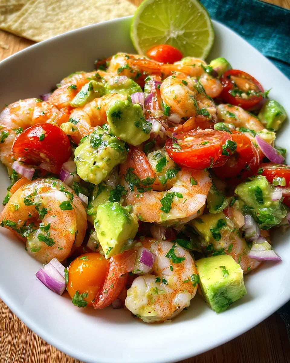 Avocado Salsa Shrimp Salad 21 Avocado
