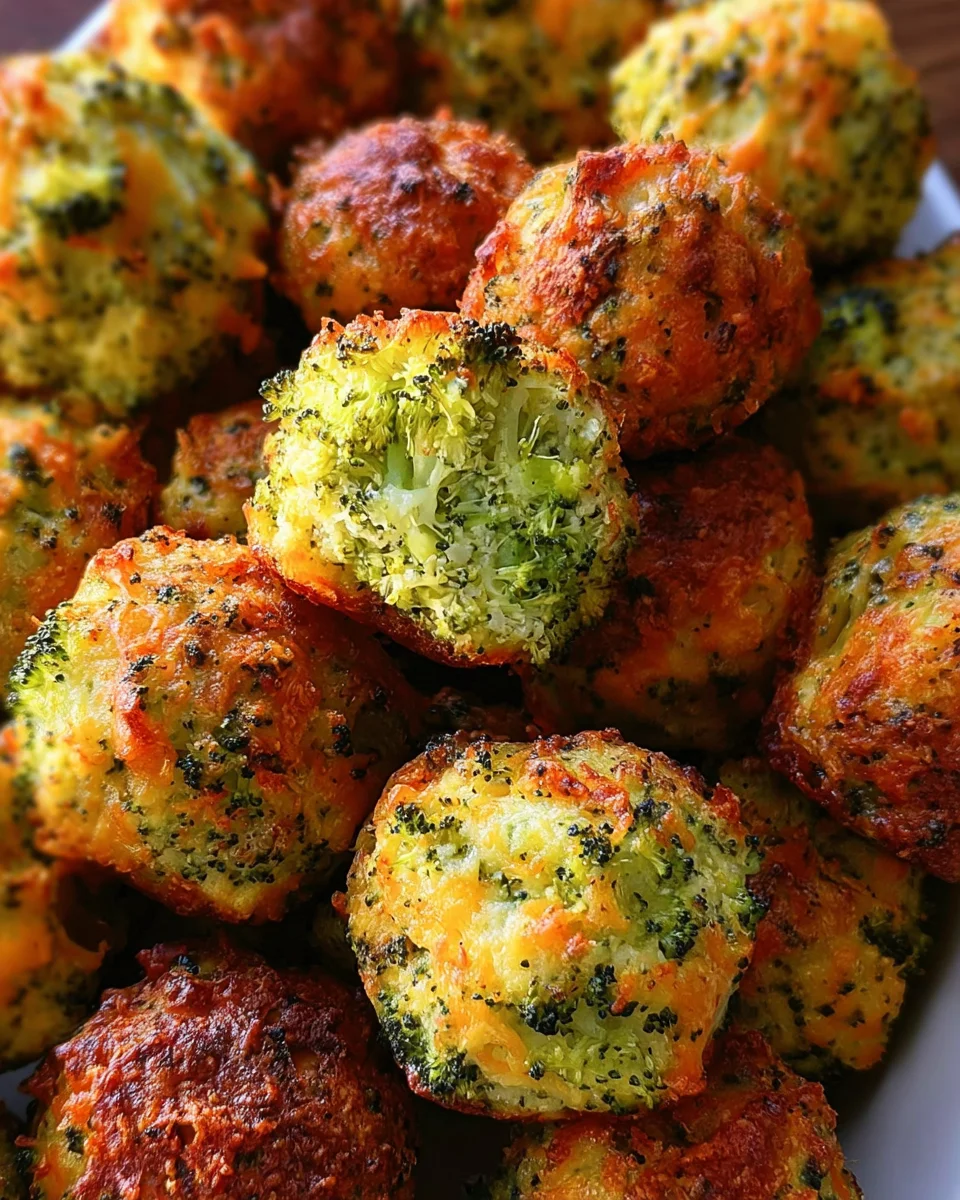 Baked Broccoli Cheese Balls