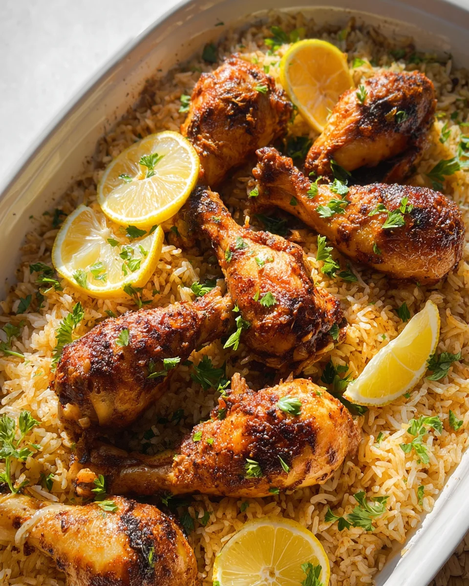 Baked Chicken Legs and Rice 29 Baked