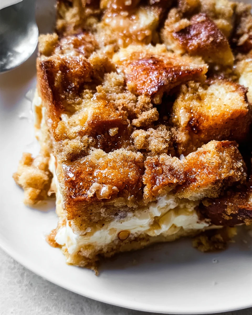 Baked Cream Cheese French Toast Casserole