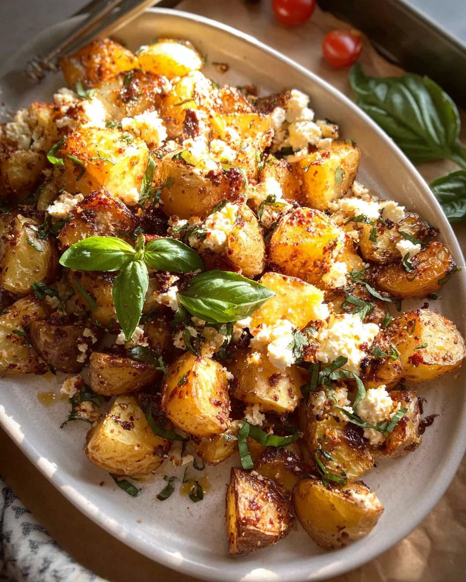 Baked Feta Potatoes