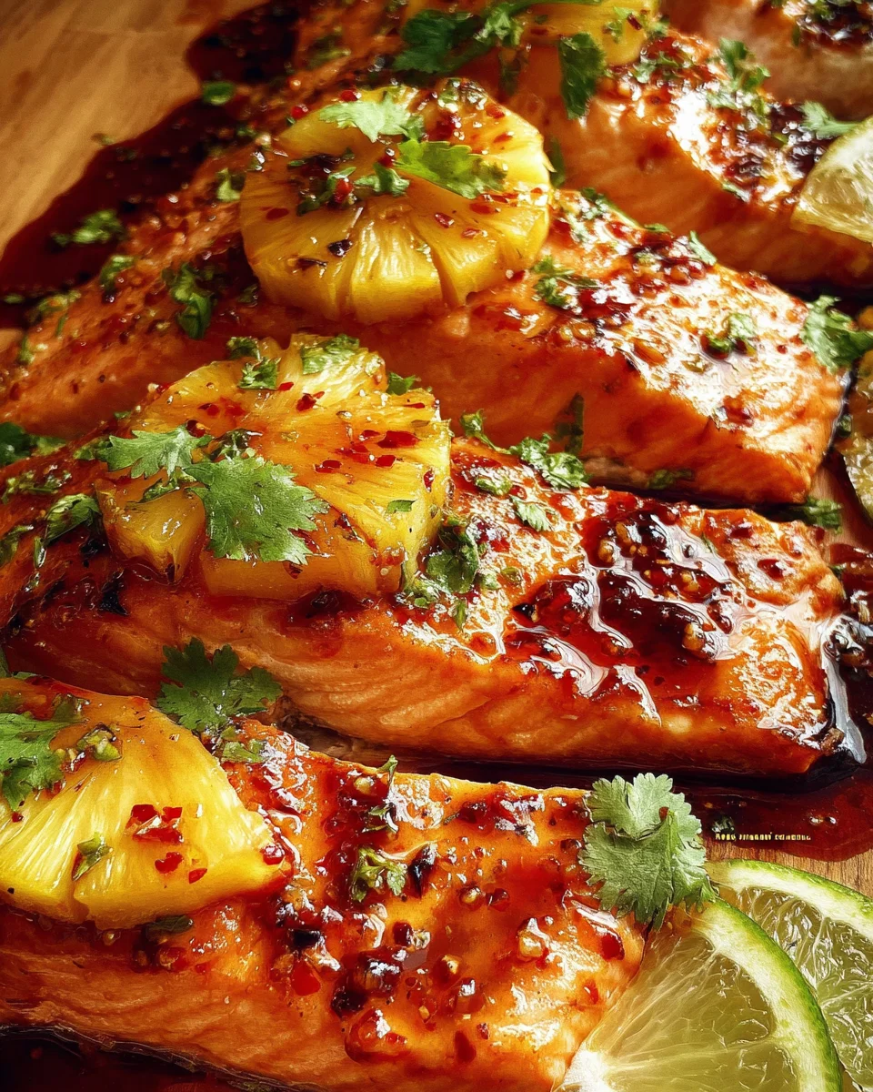 Baked Pineapple Salmon 21 Baked