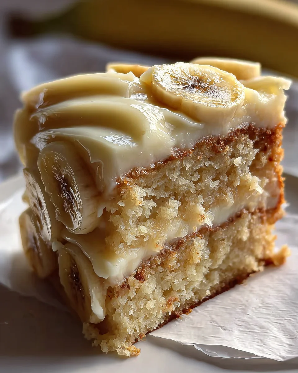 Banana Cake with Cream Cheese Frosting