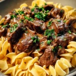 Beef Stroganoff with Egg Noodles 24 Beef Stroganoff with Egg Noodles
