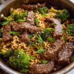 Beef and Broccoli Ramen Stir Fry