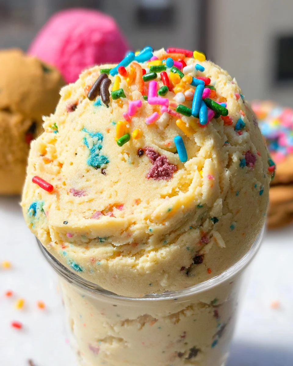 Birthday Cake Protein Cookie Dough 17 Birthday