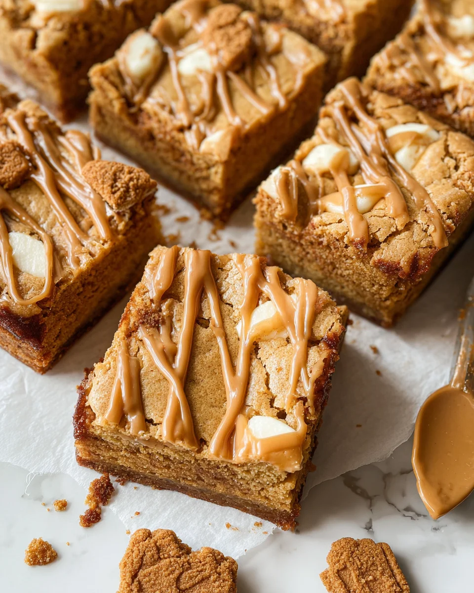 Biscoff Blondies 23 Biscoff