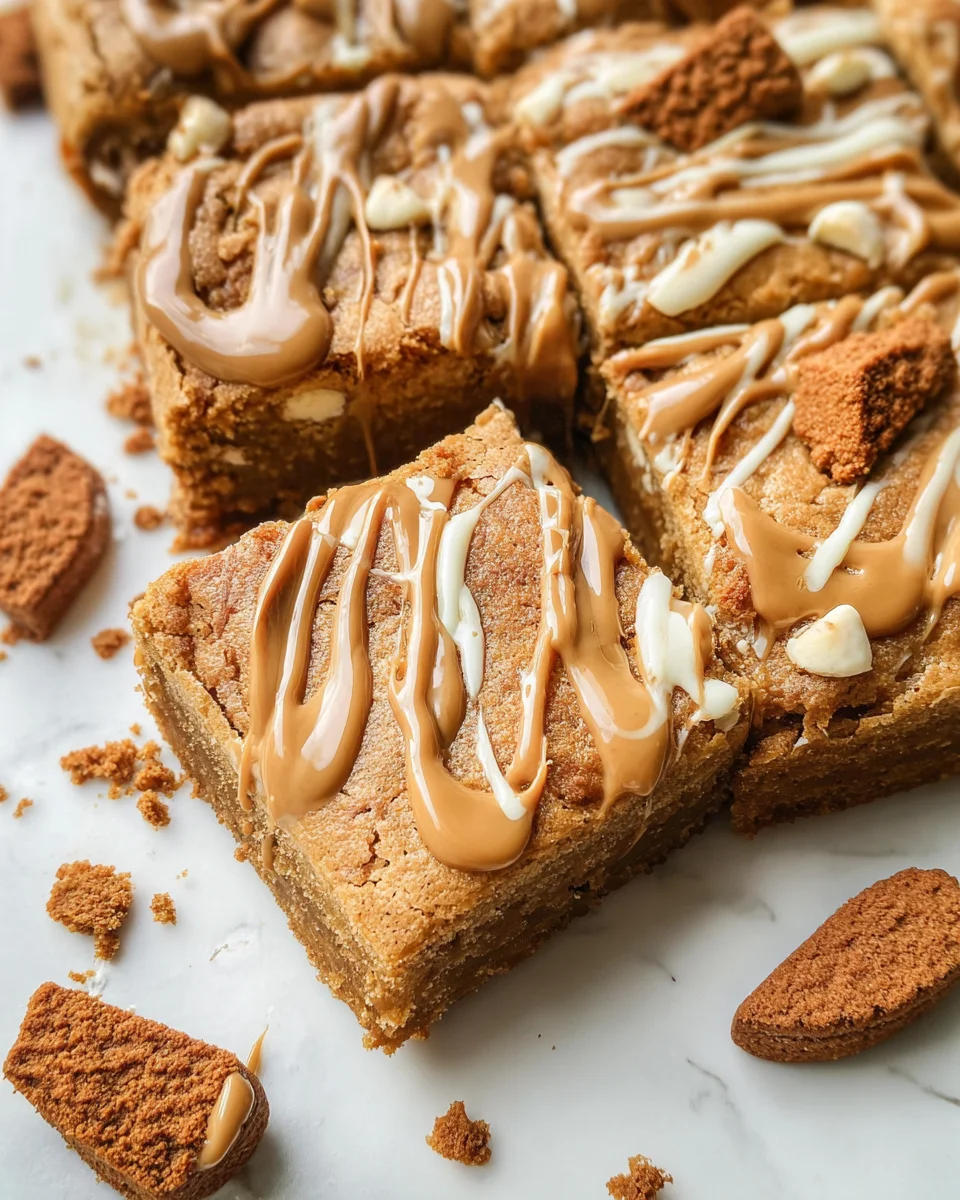 Biscoff Blondies 24 Biscoff