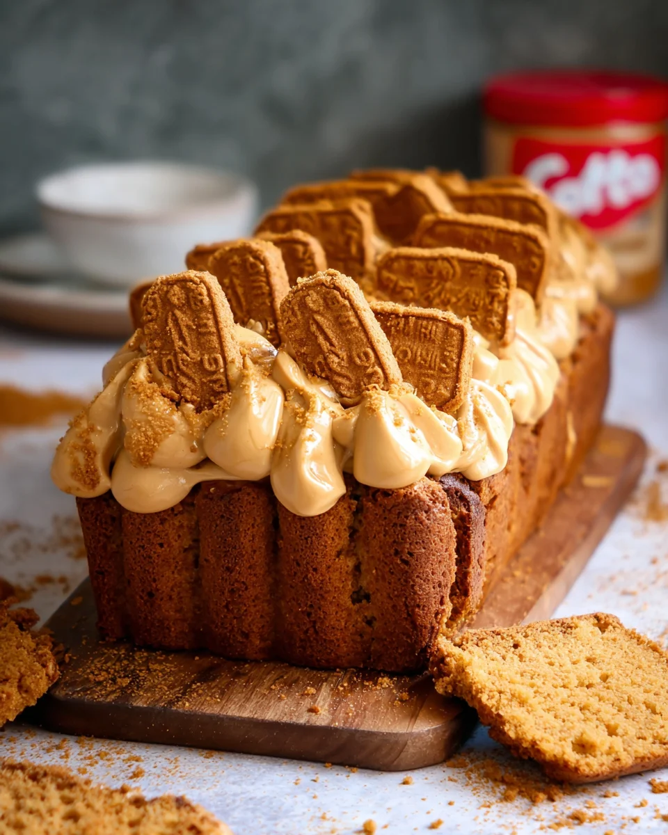 Biscoff Loaf Cake