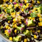 Black Bean Corn Avocado Salad