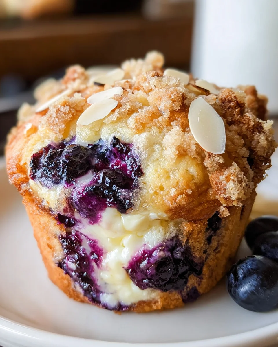 Blueberry Cream Cheese Muffins