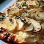 Brie and Apple Flatbread