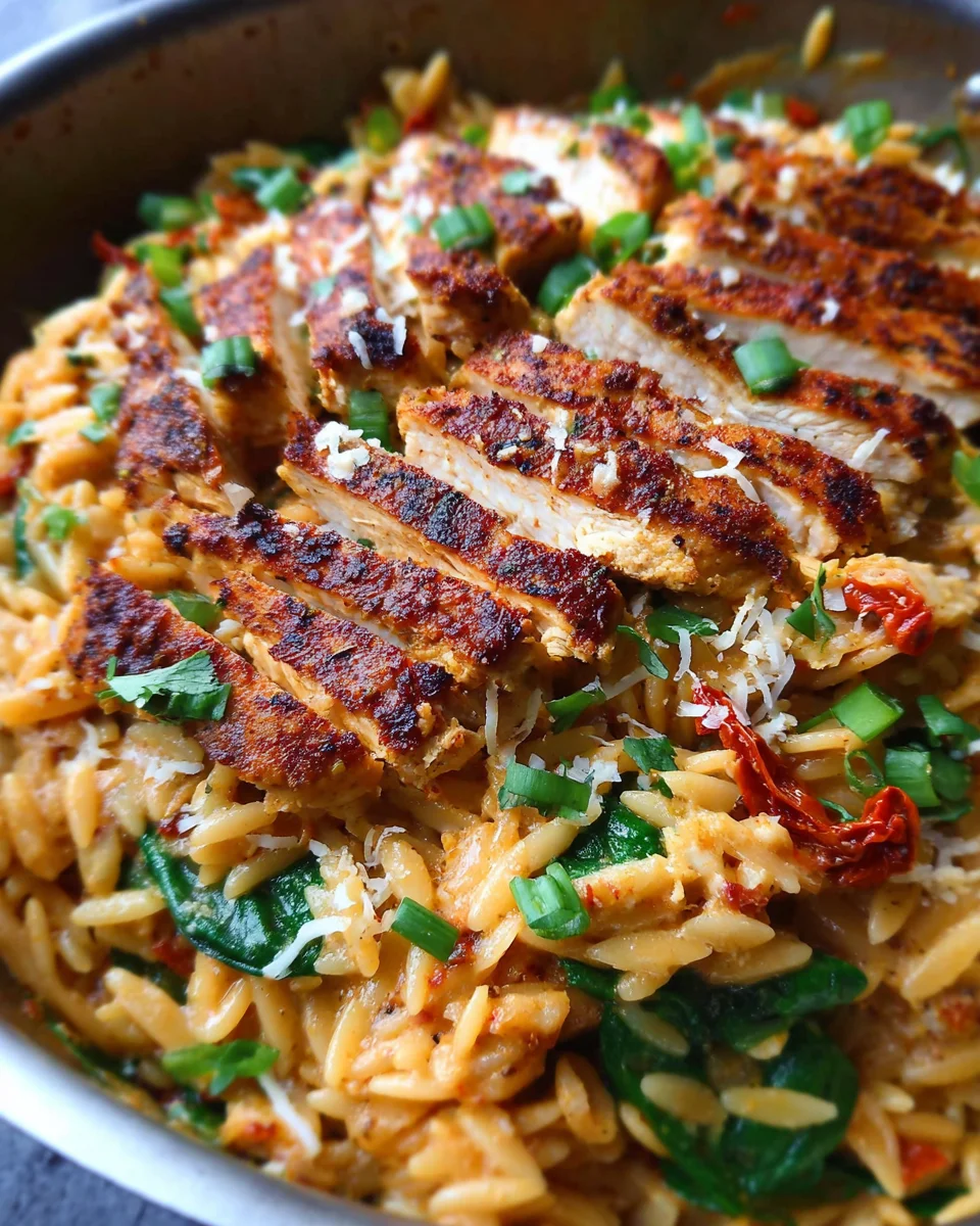 Cajun Chicken Orzo