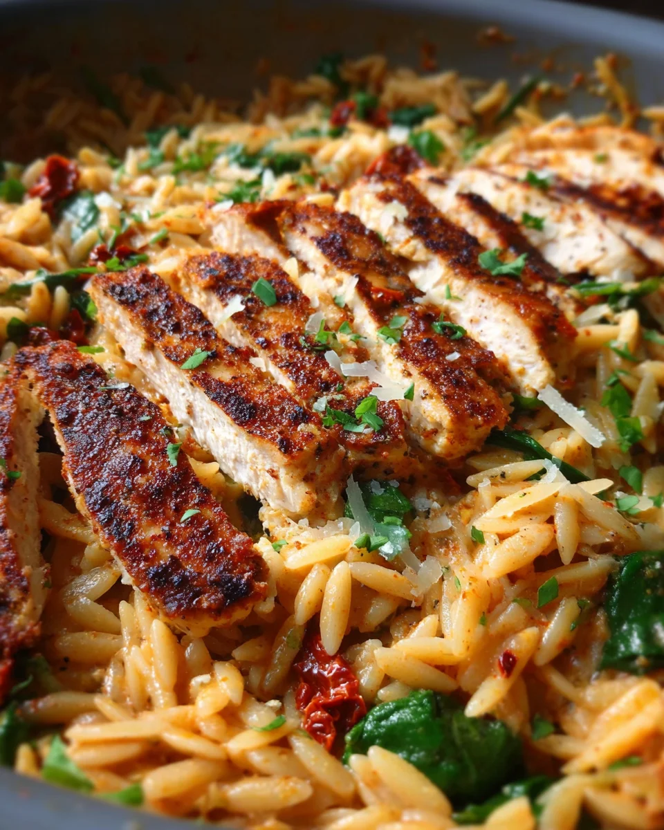 Cajun Chicken Orzo 18 Cajun