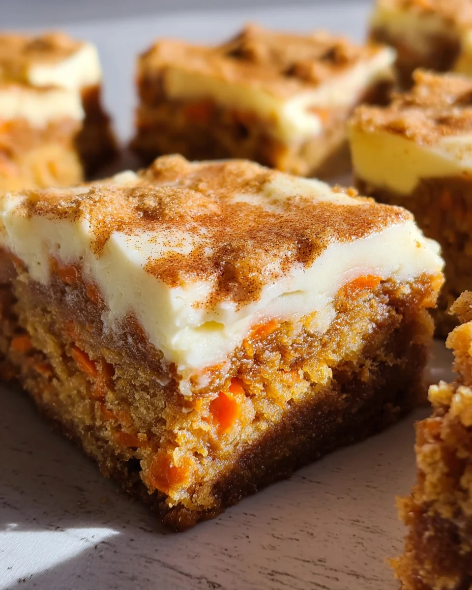 Carrot Cake Bars 24 Carrot