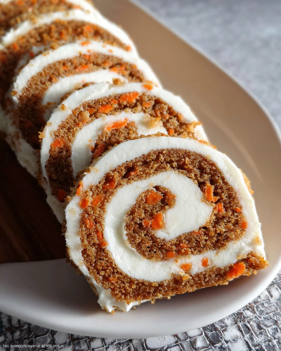 Carrot Cake Roll 30 Carrot