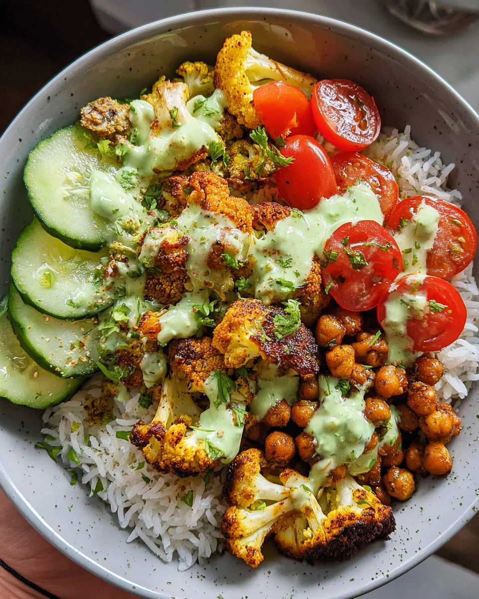 Cauliflower Shawarma Bowls