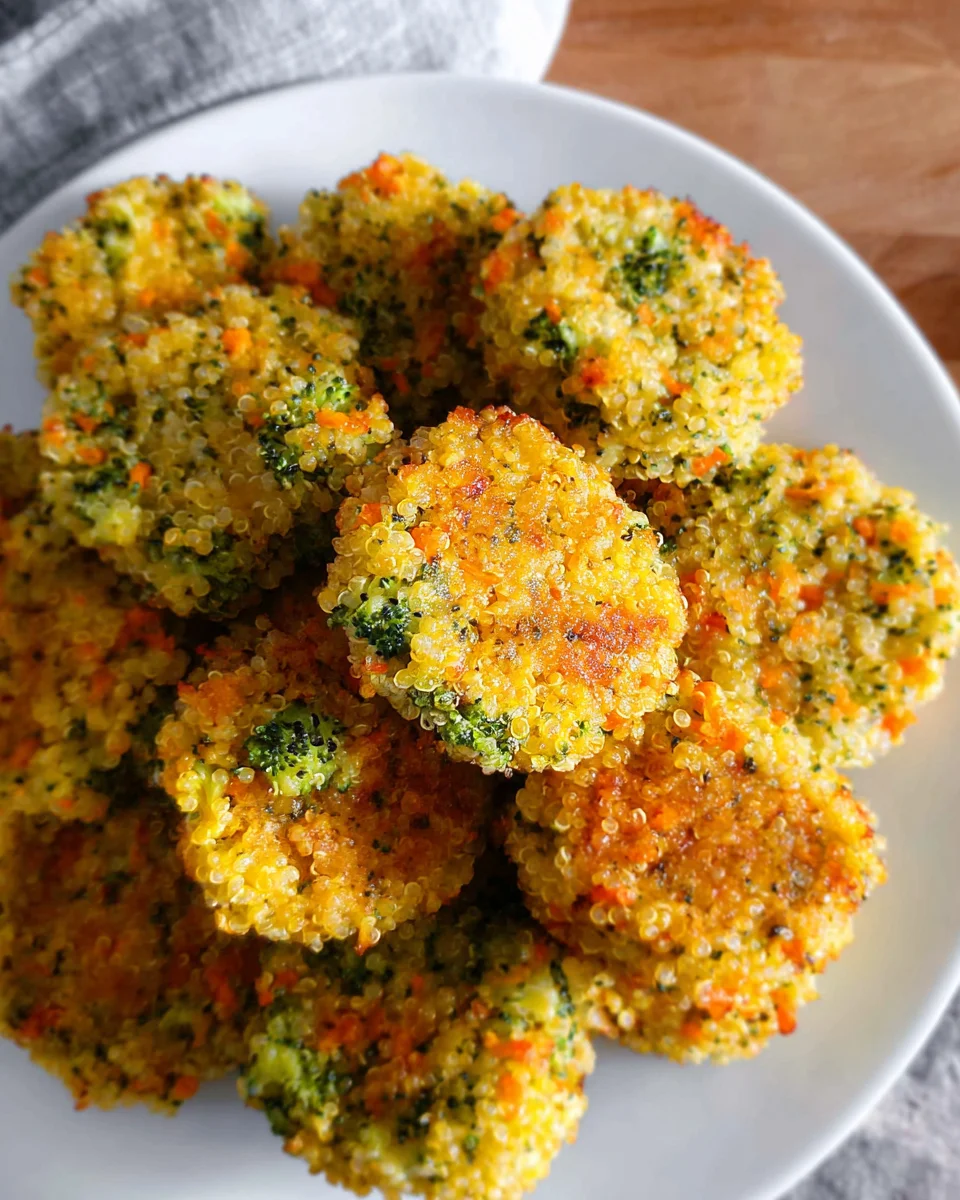 Cheesy Broccoli Quinoa Bites 17 Cheesy