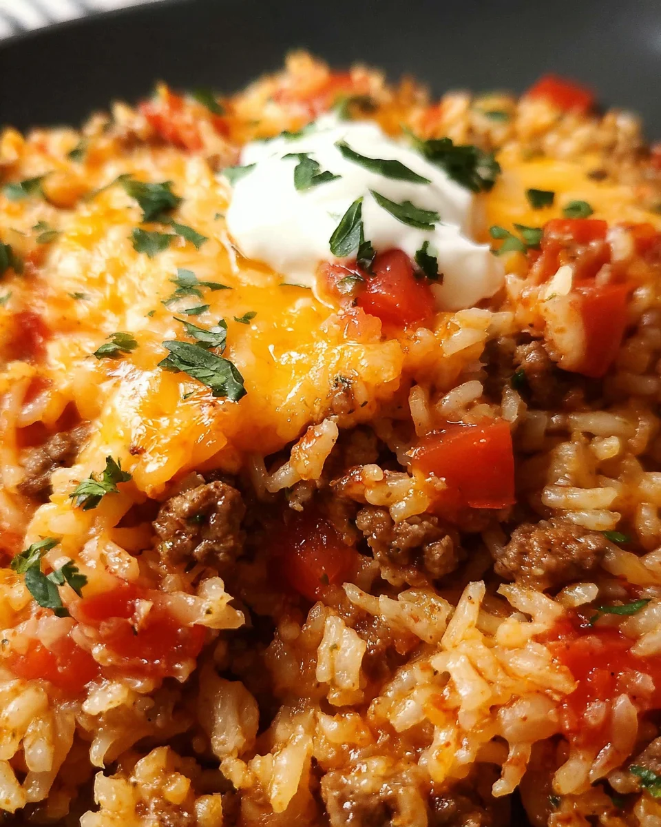 Cheesy Taco Rice Recipe 22 Cheesy