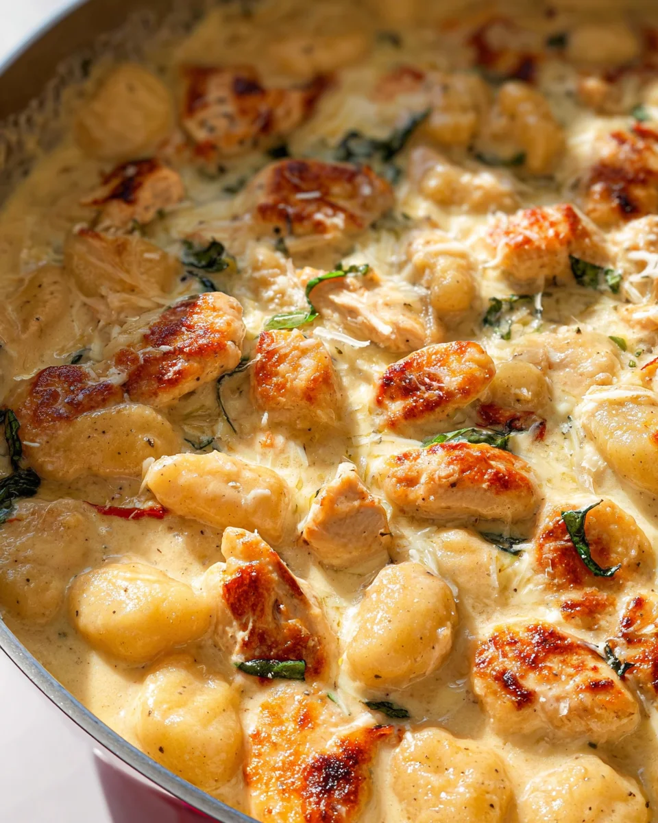 Chicken Alfredo Gnocchi