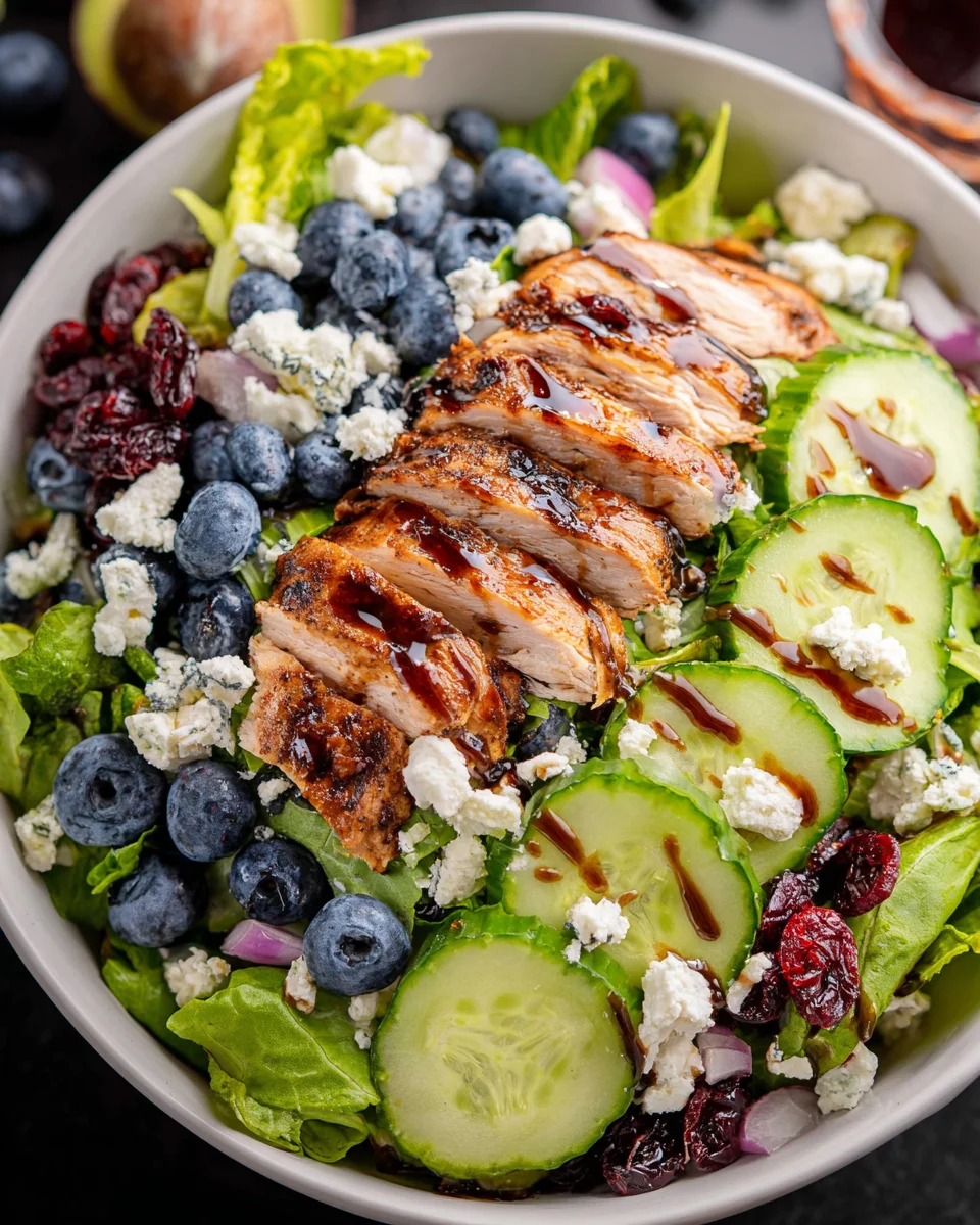 Chicken Blueberry Feta Salad