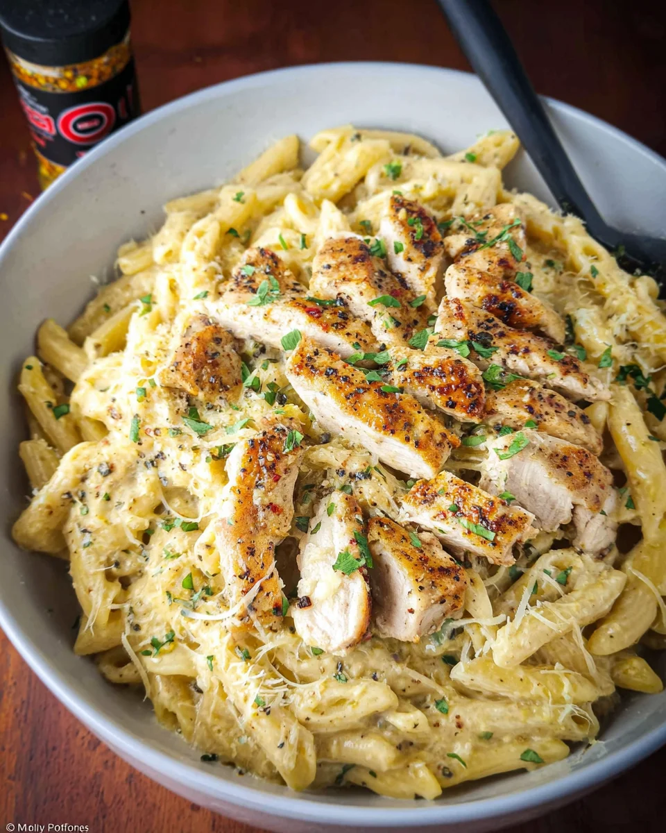 Chicken Garlic Parmesan Pasta