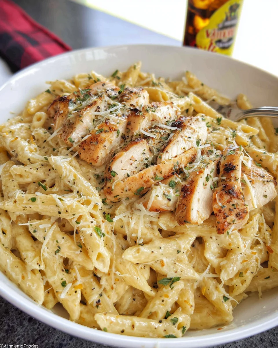 Chicken Garlic Parmesan Pasta 33 Chicken