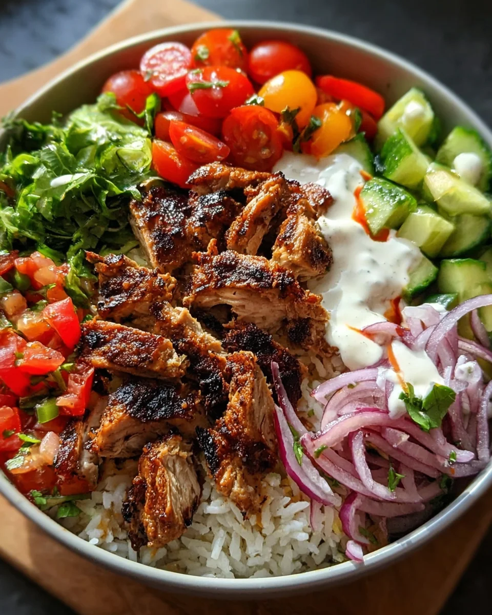 Chicken Shawarma Bowl Recipe