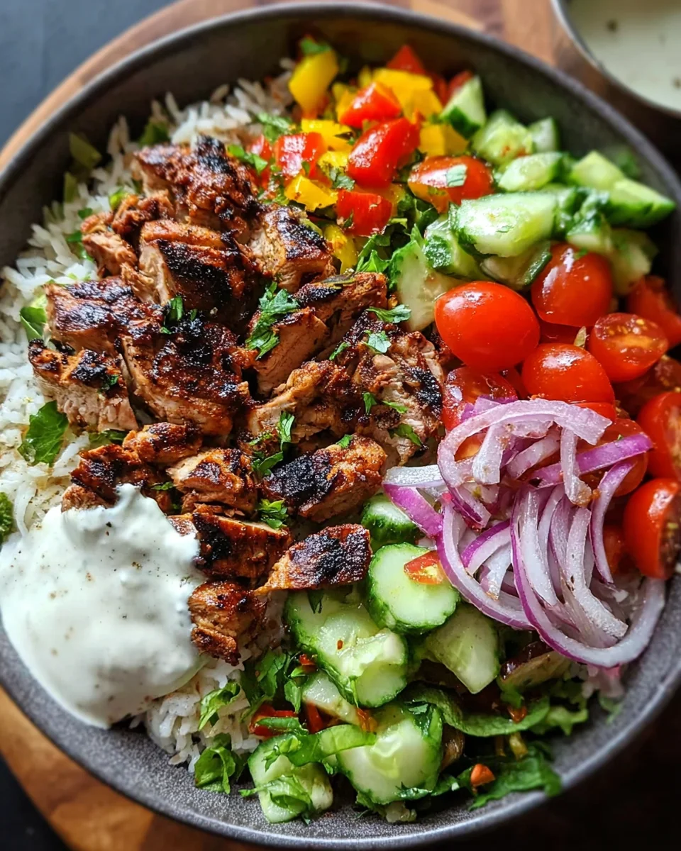 Chicken Shawarma Bowl Recipe 34 Chicken