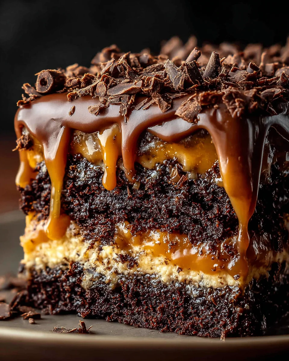 Chocolate Caramel Dump Cake Recipe