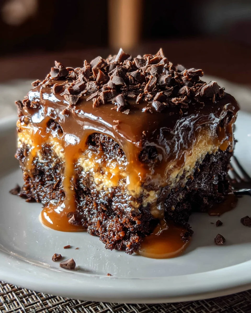 Chocolate Caramel Dump Cake Recipe 19 Chocolate