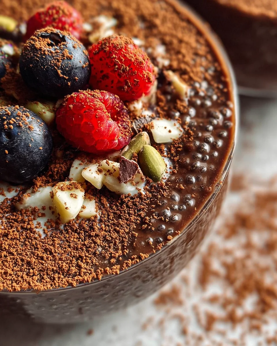 Chocolate Chia Pudding 16 Chocolate