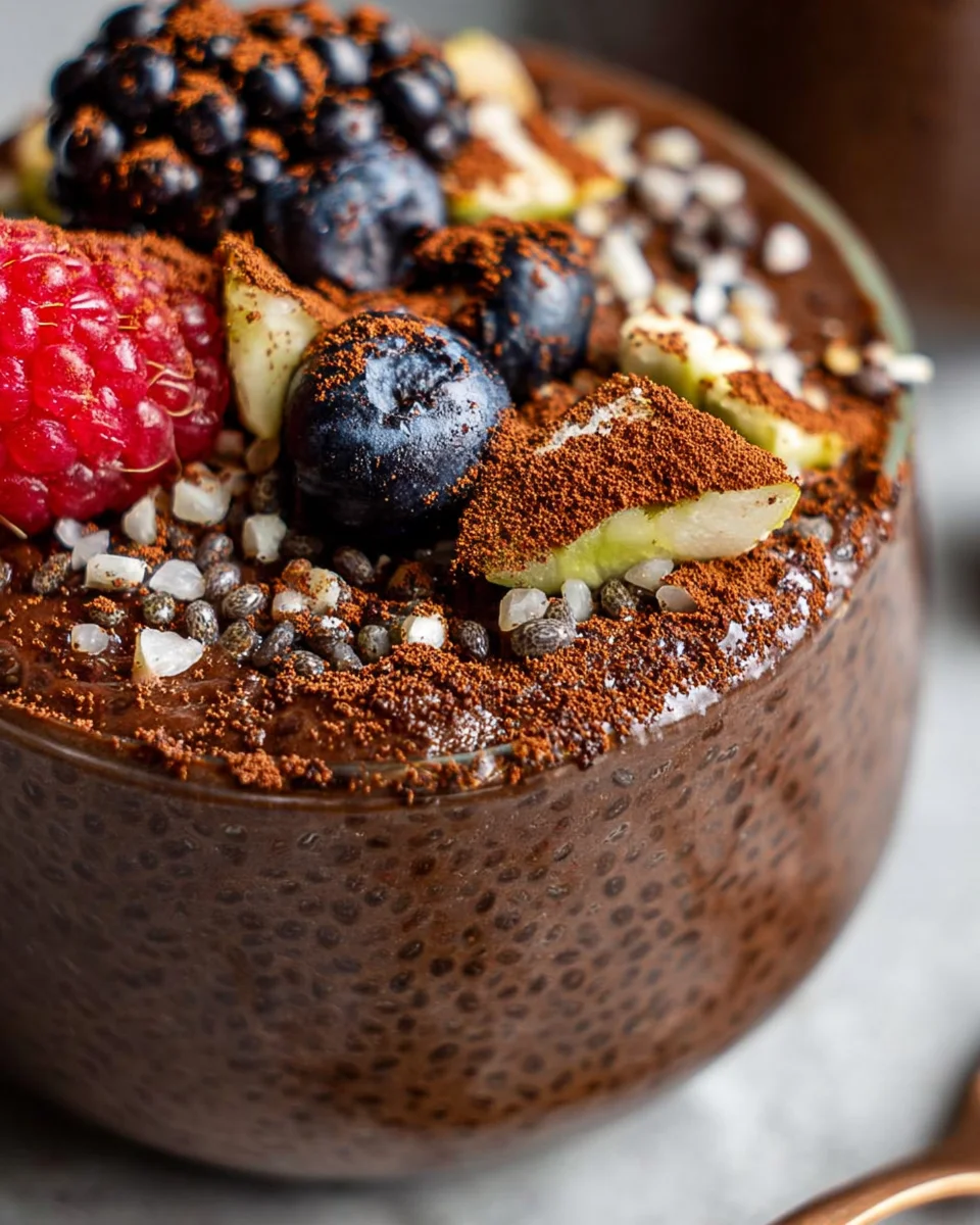 Chocolate Chia Pudding 17 Chocolate