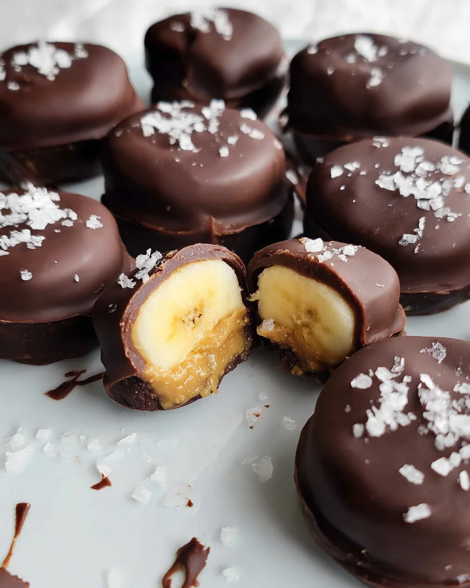 Chocolate Peanut Butter Banana Bites 16 Chocolate