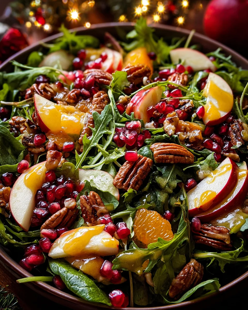 Christmas Salad with Honey Mustard Dressing 22 Christmas