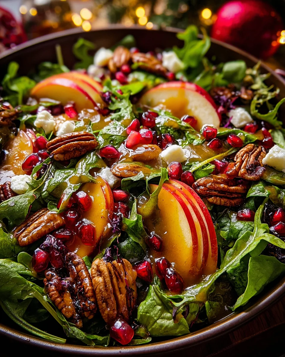 Christmas Salad with Honey Mustard Dressing 23 Christmas