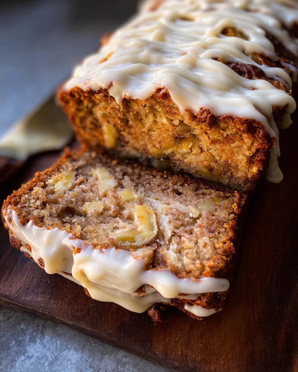 Cinnamon Roll Banana Bread