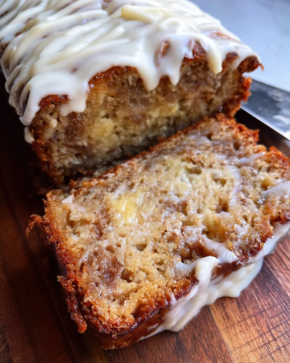 Cinnamon Roll Banana Bread 21 Cinnamon