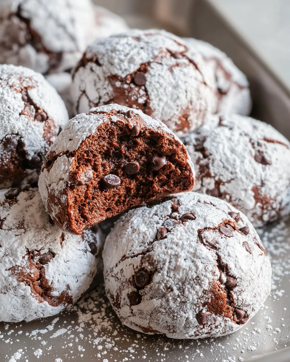 Classic Chocolate Snowball Cookies 18 Classic