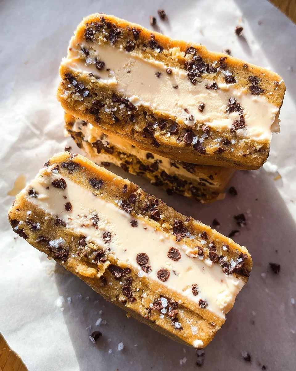 Cookie Dough Vegan Ice Cream Sandwiches (Easy + No-Bake!)