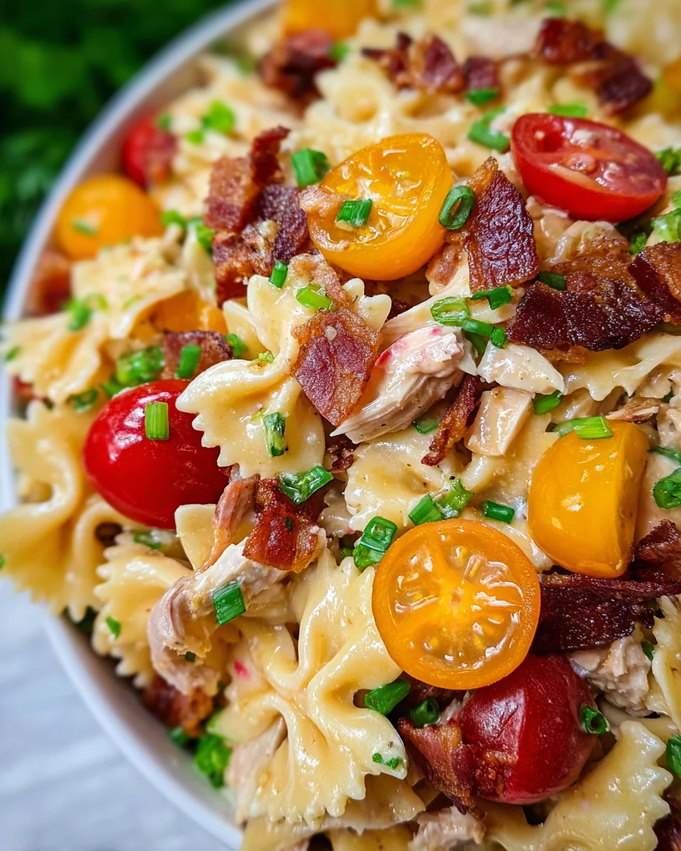 Crack Chicken Pasta Salad