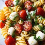 Creamy Caprese Pasta Salad
