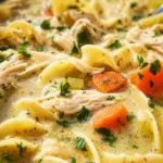 Creamy Chicken Noodle Soup Recipe