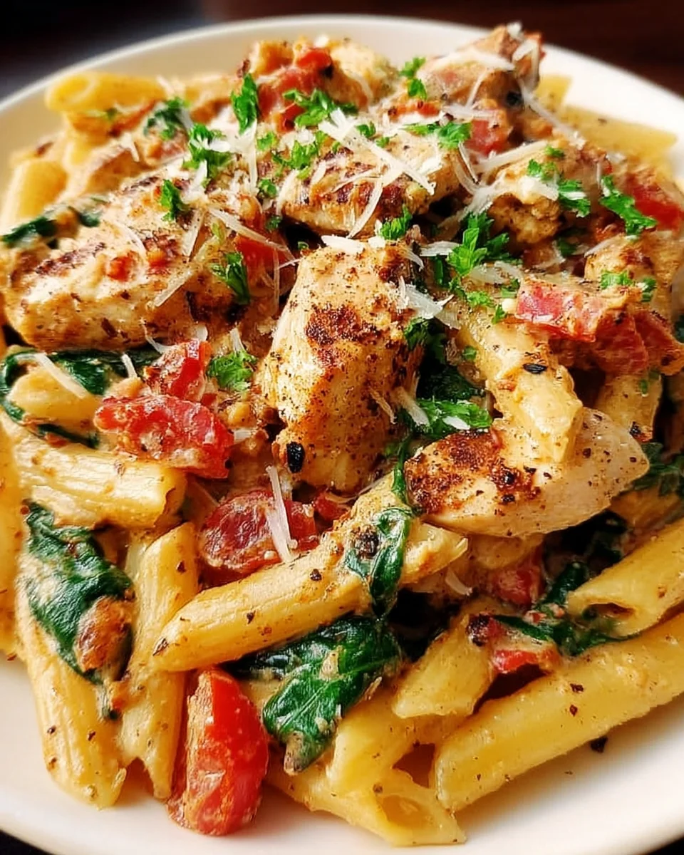 Creamy Chicken Pasta with Bacon 28 Creamy